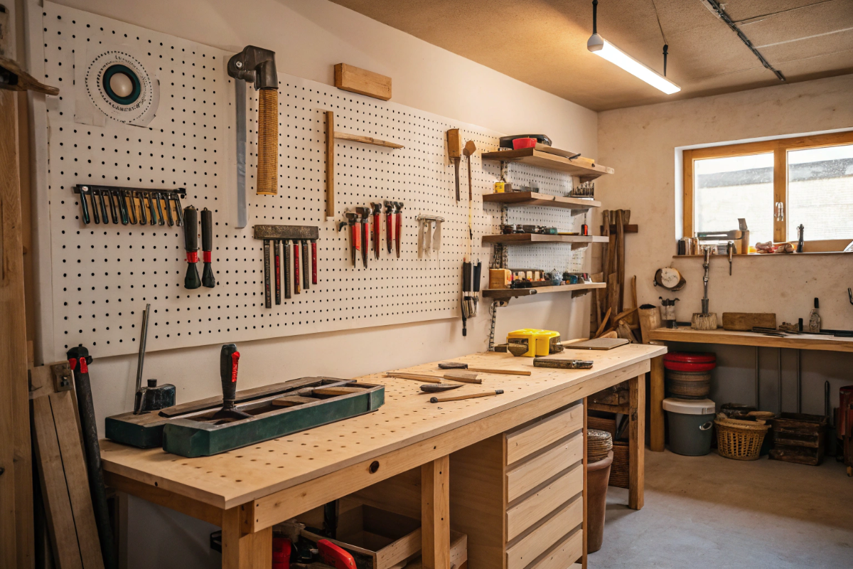 Taller profesional organizado con herramientas de calidad en Mallorca